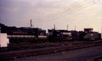 SOU 2586 leads NS 4122 and NW 4102 towards its train